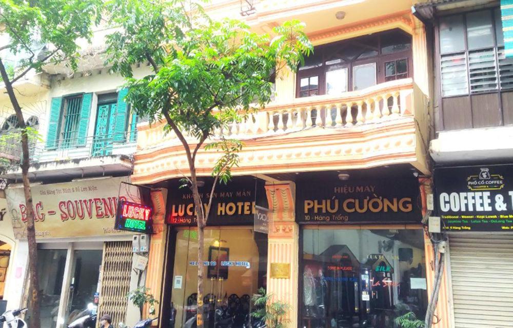Lucky Central Hotel & Travel Hanoi Exteriör bild